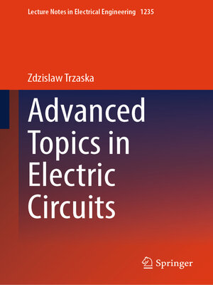 cover image of Advanced Topics in Electric Circuits